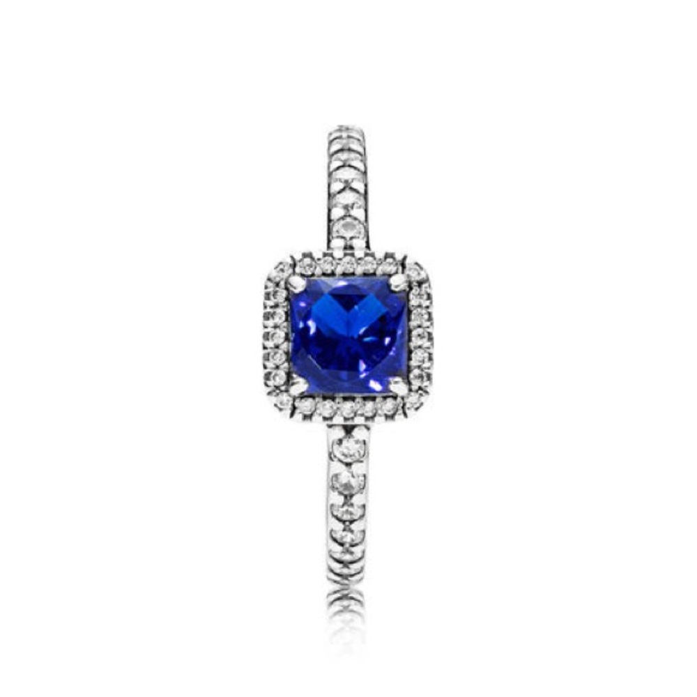TIMELESS ELEGANCE, TRUE BLUE CRYSTAL & CLEAR CZ